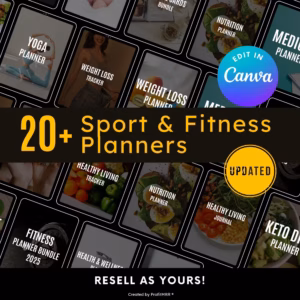 Fitness Planners PLR MRR Bundle Resell Rights