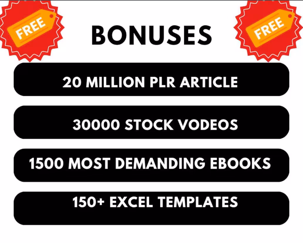 1 Million+ Ebooks + 1 Million PLR Articles Bonus with reseller rights | 1M Ebooks bundle - Image 2