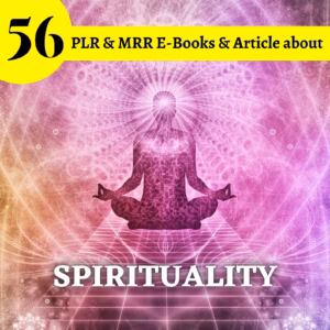 56 Spirituality PLR eBooks and articles | plr bundle resell rights | e book commercial use