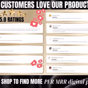 Etsy Digital Product Guide: MRR PLR eBook, Canva Templates + Mockups