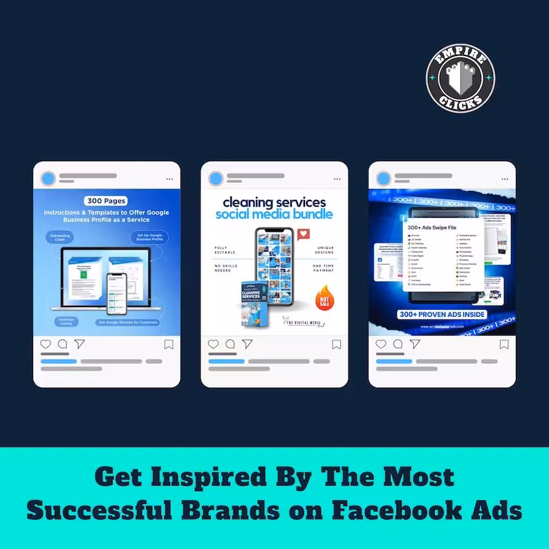 230+ Digital Product Ads | Canva Templates | PLR & Resell Rights - Image 3