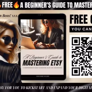 Etsy Digital Product Guide: MRR PLR eBook, Canva Templates + Mockups