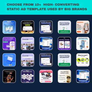 230+ Digital Product Ads | Canva Templates | PLR & Resell Rights