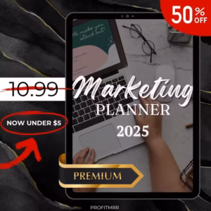 2025 Marketing Planner PLR & MRR, Canva Templates, Social Media Planner, Instagram Content Planner, Plr Planners, Pinterest Pin Planner Plr