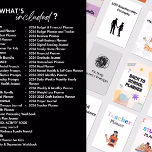 14500+ Pages PLR Canva Template Bundle, 200 Canva Templates, Planners