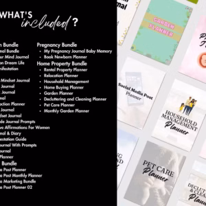 14500+ Pages PLR Canva Template Bundle, 200 Canva Templates, Planners