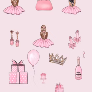 Aesthetic Pink Viral Carousel Instagram Stickers, Canva Templates with MRR , PLR